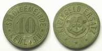 German emergency coins Kehl (Baden) Stadtgemeinde 10 (Pf) TTB -