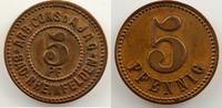 German emergency coins 5 Pfennig Rheinfelden (Baden) Arb-Consum d. A.J.A.G. 5 Pfennig Cuivre, 20mm TTB+ -