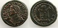 Roman empire Centenionalis ou Nummus Constantinus II (317-340) Centenionalis ou Nummus R/ BEATA TRANQVILLITAS (Trèves / Trier 321) TTB+/SUP -