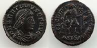 Roman empire Centenionalis Gratian (367-383) Centenionalis de bronze R/ GLORIA ROMANORVM Siscia (4° officine) TTB+/SUP -