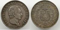 World coins 5 Lire Italy Kingdom of Sardinia 5 Lire Charles-Félix (1821-1831) 1829 P ancre (Gênes/Genova) TB+/TTB -