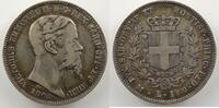 World coins 1 Lire Italy Kingdom of Sardinia 1 Lire Victor-Emmanuel II (1849-1861) 1860 M (Milan/Milano) TTB -