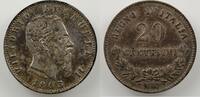 World coins 20 Centesimi Italy Vittorio Emanuele II (1861-1878) 20 Centesimi 1863 M BN (Milan/Milano) TTB+ -
