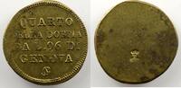 monetary weights Italy Poids monétaire du 24 Lires de Gênes (1/4 Doppia de 96 Lires) SUP -