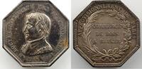 Tokens and Medals jeton Numismatique du commerce et de l'artisanat Commerce de Bois et Charbons Approvisionnement de Paris - Bois à brûler jeton octogonal en argent TTB+/SUP -