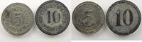 German emergency coins Puchheim (Bayern) Kriegsgefangenen-Lager Puchheim 5, 10 (Pf) TTB -