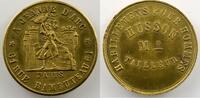 Emergency coins and tokens Jeton PARIS (75) Husson, Tailleur Jeton publicitaire en laiton SUP/FDC -
