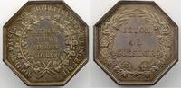 Tokens and Medals Jeton Numismatics of insurance companies Meurthe, Meuse, Moselle, Vosges Jeton octogonal en argent 36mm Incendie Meurthe, Meuse, Moselle, Vosges SUP -