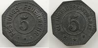 Emergency coins from Alsace-Lorraine DIEDENHOFEN (Thionville) (57) Festungs - Feuerwehr 5 (Pf) Zn, 8 19 mm TTB -