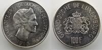 Luxembourg coins 100 Francs Charlotte (1919-1964) Monnaies courantes 100 Francs 1963 SUP/FDC -