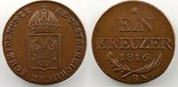 World coins 1 Kreuzer Austria Francis II (1792-1835) 1 Kreuzer 1816 B (Kremnitz) SUP/FDC -