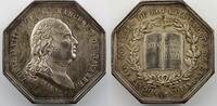 Tokens and Medals Jeton Numismatique de la Justice Avocats Jeton octogonal en argent 35mm Avocats aux conseils du Roi et à la cour de cassation Louis XVIII SUP -