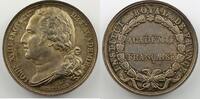 Tokens and Medals jeton rond en argent Numismatics of Academies and Learned Societies Académie Française Institut Royal de France jeton rond en argent 33mm Louis XVIII SUP -