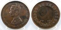 French colonial coinage Jeton Siam (présence française) Mines de Khaotrée G et T Lec.1 Jeton en cuivre rouge 32mm ND(1880) PCGS-GENUINE Stained AU Detail SUP -