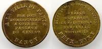Emergency coins and tokens Jeton NANCY (54) A la ville de Paris Jeton-réclame Laiton, rond TTB+ -