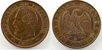 Coins of France 1793-1959 5 Centimes 5 Centimes G.152 Napoléon III tête nue 1855 A chien (Paris) TTB+/SUP -