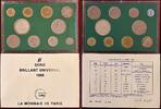 Coins of France 1959-2001 Brillant uncirculated BU 1989 (10 pièces) -