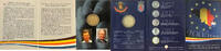 Euros Commémoratives 2 commémoratives Belgique 2005 blister Union Economique Belgo-Luxembourgeoise FDC -