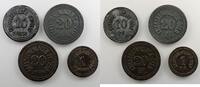 German emergency coins 20 Pf Zwickau (Sachsen) Gefangenenlager Zwickau 10, 20 Pf (Zn) 1, 20 Pf (Fe) TTB -