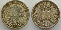 German coins 1 Mark Empire Allemand (1871-1919) William II (1888-1918) 1 Mark 1914 A (Berlin) FDC -