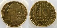 Coins of France 1959-2001 10 Cent 10 Cents G.293 Marianne 1962 Essai PCGS-SP66 FDC -