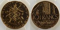 Coins of France 1959-2001 10 Franken 10 Francs G.814 Mathieu 1985 tranche A PCGS-MS66 FDC -