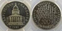 Coins of France 1959-2001 100 Francs 100 Francs G.898 Panthéon 1985 PCGS-MS68 FDC exceptionnel -