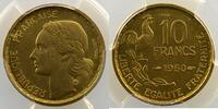 Coins of France 1793-1959 10 Franken 10 Francs G.812 Guiraud 1950 Essai PCGS-SP65 FDC -