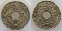 French colonial coinage 5 Cent French Indochina Lec.120 5 Cent. 1938 PCGS-MS66 FDC -