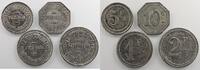 Emergency coins and tokens INDRE (44) Coop. de Consommation, La Solidarité Elie 10.1 à 10.4 5c, 10 c, 1 F, 2 F Zinc Nickelé TTB+ -