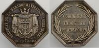 Tokens and Medals Jeton Numismatique des Transports Transport fluvial Syndicat de la Marine (Navigation Intérieure) Jeton octogonal en argent 30mm FDC -