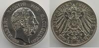 German coins 2 Mark Kingdom of Saxony Albert (1873-1902) 2 Mark 1902 E Mort du Roi le 19 juin 1902 SUP -