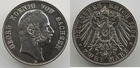 German coins 2 Mark Kingdom of Saxony Georges (1902-1904) 2 Mark 1904 E (Dresde) TTB+/SUP -