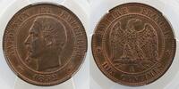 Coins of France 1793-1959 10 Cent 10 Cents G.248 Napoléon III tête nue 1852 A (Paris) PCGS-MS64BN pr.FDC -