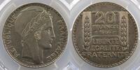 Coins of France 1793-1959 20 Francs 20 Francs G.852 Turin 1936 PCGS-AU55 TTB+/SUP -