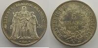 Coins of France 1793-1959 5 Francs 5 Francs G.745 Hercule 1875 K (Bordeaux) SUP/FDC -