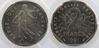 Coins of France 1959-2001 2 Francs 2 Francs G.547 Semeuse 1991 PCGS-MS67 FDC -