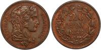 Coins of France 1793-1959 20 Francs 20 Francs G.1046 Premier concours de Gayrard 20 Francs 1848 premier concours de Gayrard cuivre, tranche lisse PCGS-SP64BN pr.FDC -