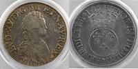 Royal coins of France Ecu Louis XV (1715-1774) G.317 Ecu Vertugadin Ecu Vertugadin 1716 A (Paris) réf. PCGS-AU58 SUP -