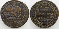 Tokens and Medals Jeton Royal tokens Jetons de compte Jeton de compte en cuivre au Maître d'Ecole et à l'Abécédaire TTB+ -