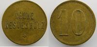 Emergency coins from Alsace-Lorraine Krone KESTENHOLZ (Chatenois) (67) Krone (Restaurant La Couronne) 10 (Pf) Lt, R 23,5 mm TTB -