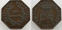 Emergency coins from Alsace-Lorraine MARKIRCH (Ste-Marie-aux-Mines) (68) Brasserie Alsacienne Une Choppe 1857 Lt, 8 22 mm TTB -