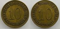 Emergency coins from Alsace-Lorraine SCHILTIGHEIM (67) Brauerei Schützenberger 10 (Pf) Lt, R 22 mm TTB -