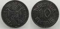 Emergency coins from Alsace-Lorraine STRASSBURG (Strasbourg) (67) Stadt 10 ( pf ) 1918 Fe,R 21 mm SUP/FDC -