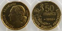 Coins of France 1793-1959 50 Francs 50 Francs G.880 type Guiraud 1952 Piéfort Essai PCGS-SP65 FDC -