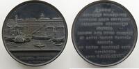 World coins bronze Vatican and Papal States Grégoire XVI (1831-1846) Médaille en bronze Construction du port de Ripa Grande à Rome 1842 SUP/FDC -