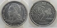 French colonial coinage 2 Francs Comoro Islands Lec.34 2 Francs 1964 Essai PCGS-SP67 FDC -