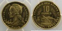 French colonial coinage 10 Francs Djibouti Territoire français des Afars et des Issas Lec.60 10 Francs 1969 Essai PCGS-SP66 FDC -