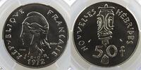 French colonial coinage 50 Francs New Hebrides Lec.51 50 Francs 1972 Essai PCGS-SP67 FDC -
