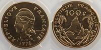 French colonial coinage 100 Francs French polynesia Lec.123 100 Francs 1976 Essai PCGS-SP67 FDC -